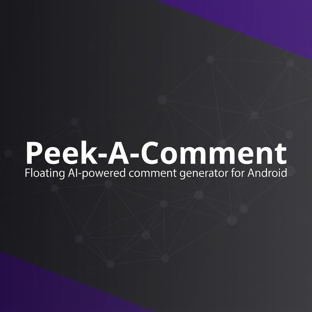 Peek-A-Comment project preview